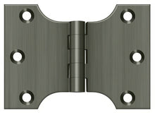 Deltana DSPA3040 3" x 4" NRP Square Corner Door Hinge