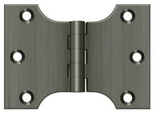 Deltana DSPA3040 3" x 4" NRP Square Corner Door Hinge.