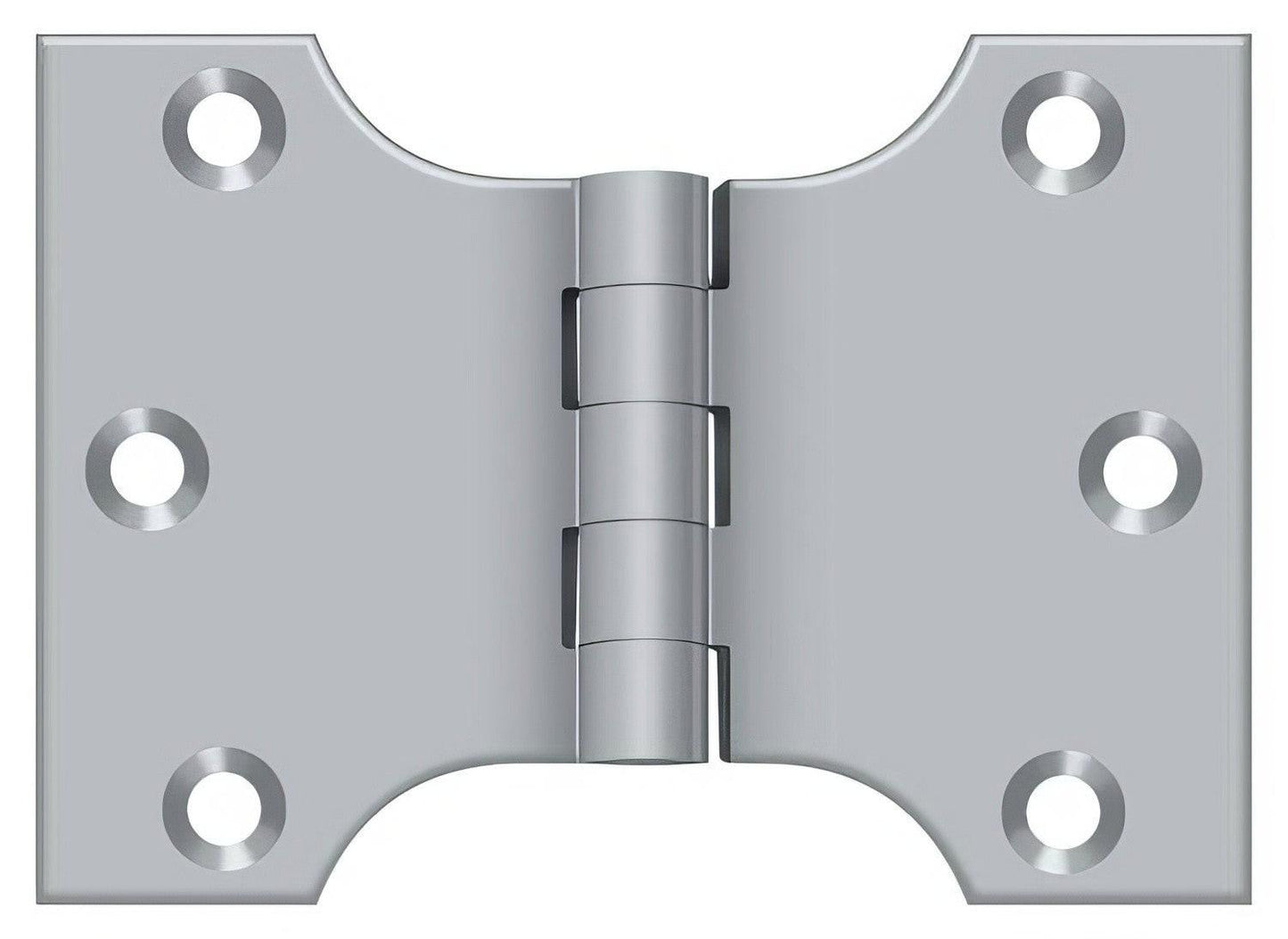 Deltana DSPA3040 3" x 4" NRP Square Corner Door Hinge.