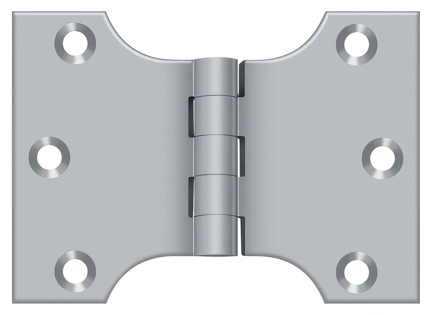 Deltana DSPA3040 3" x 4" NRP Square Corner Door Hinge