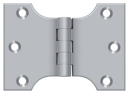 Deltana DSPA3040 3" x 4" NRP Square Corner Door Hinge
