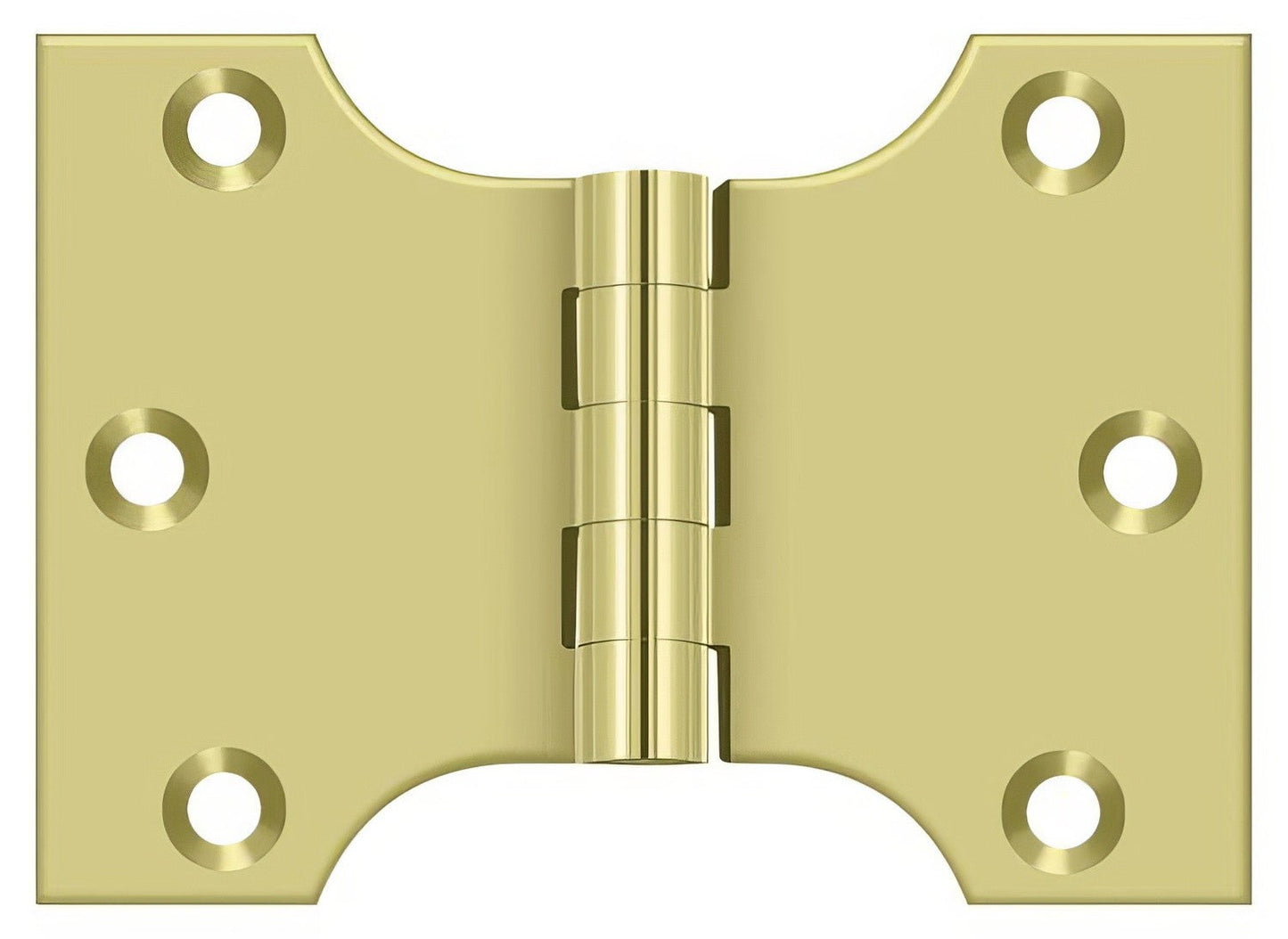 Deltana DSPA3040 3" x 4" NRP Square Corner Door Hinge