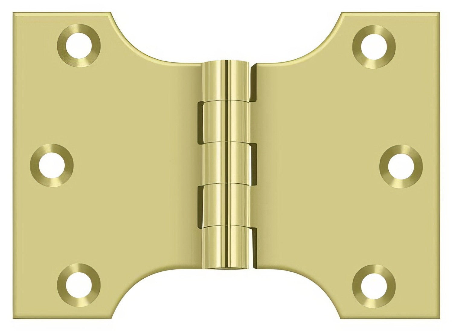 Deltana DSPA3040 3" x 4" NRP Square Corner Door Hinge