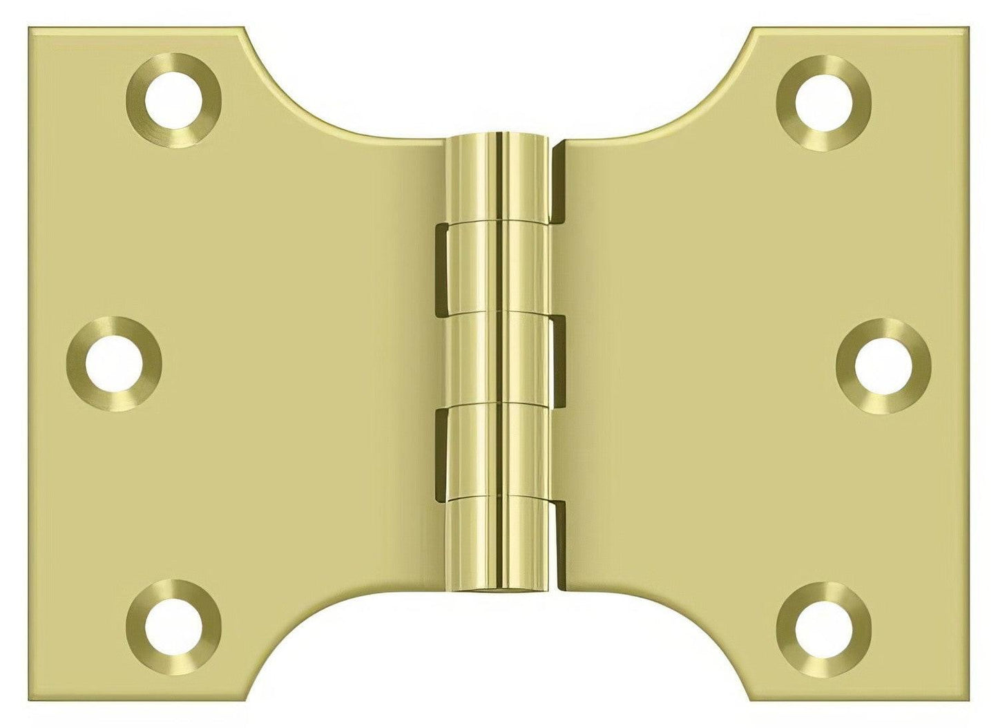 Deltana DSPA3040 3" x 4" NRP Square Corner Door Hinge.