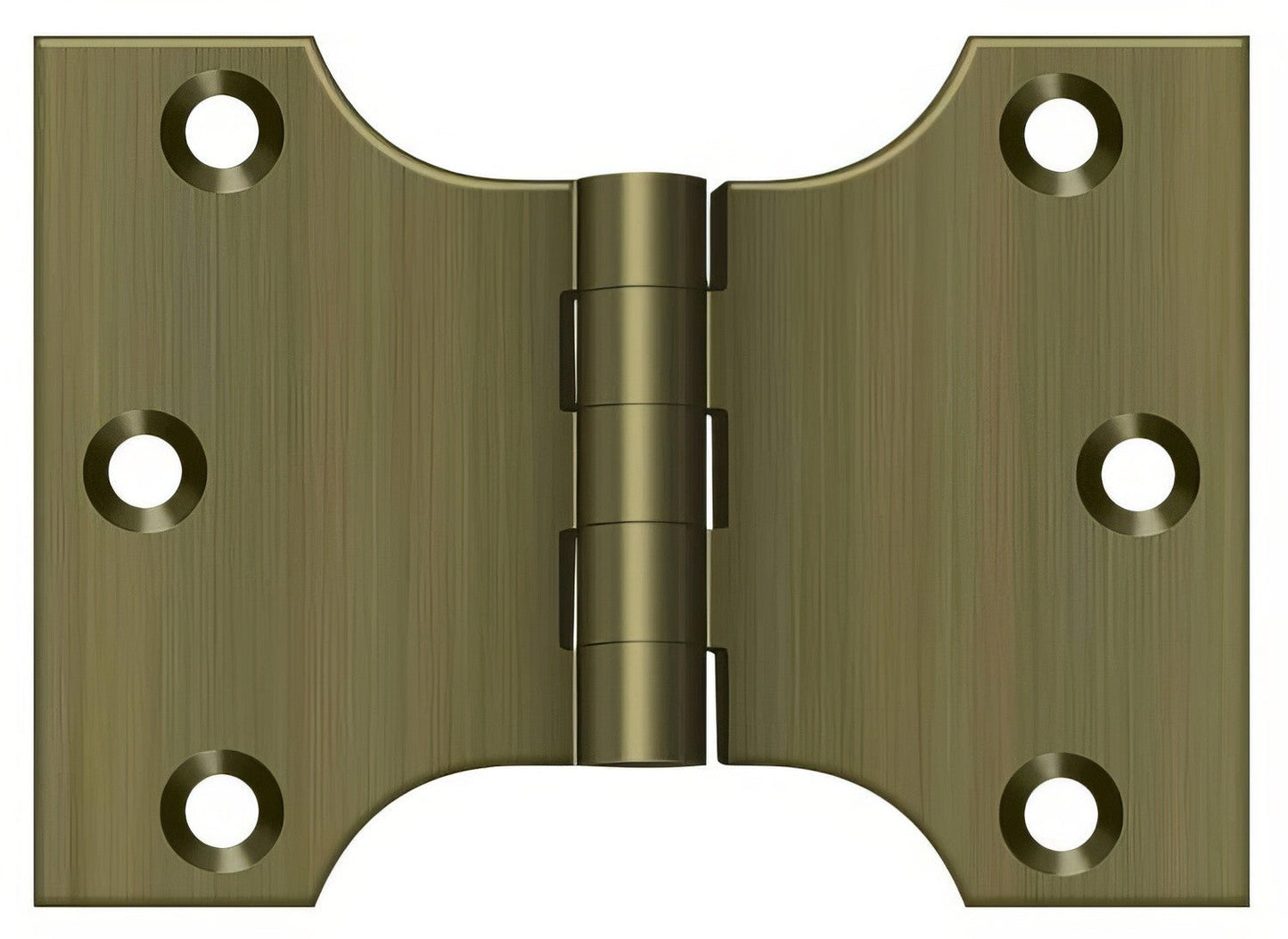 Deltana DSPA3040 3" x 4" NRP Square Corner Door Hinge