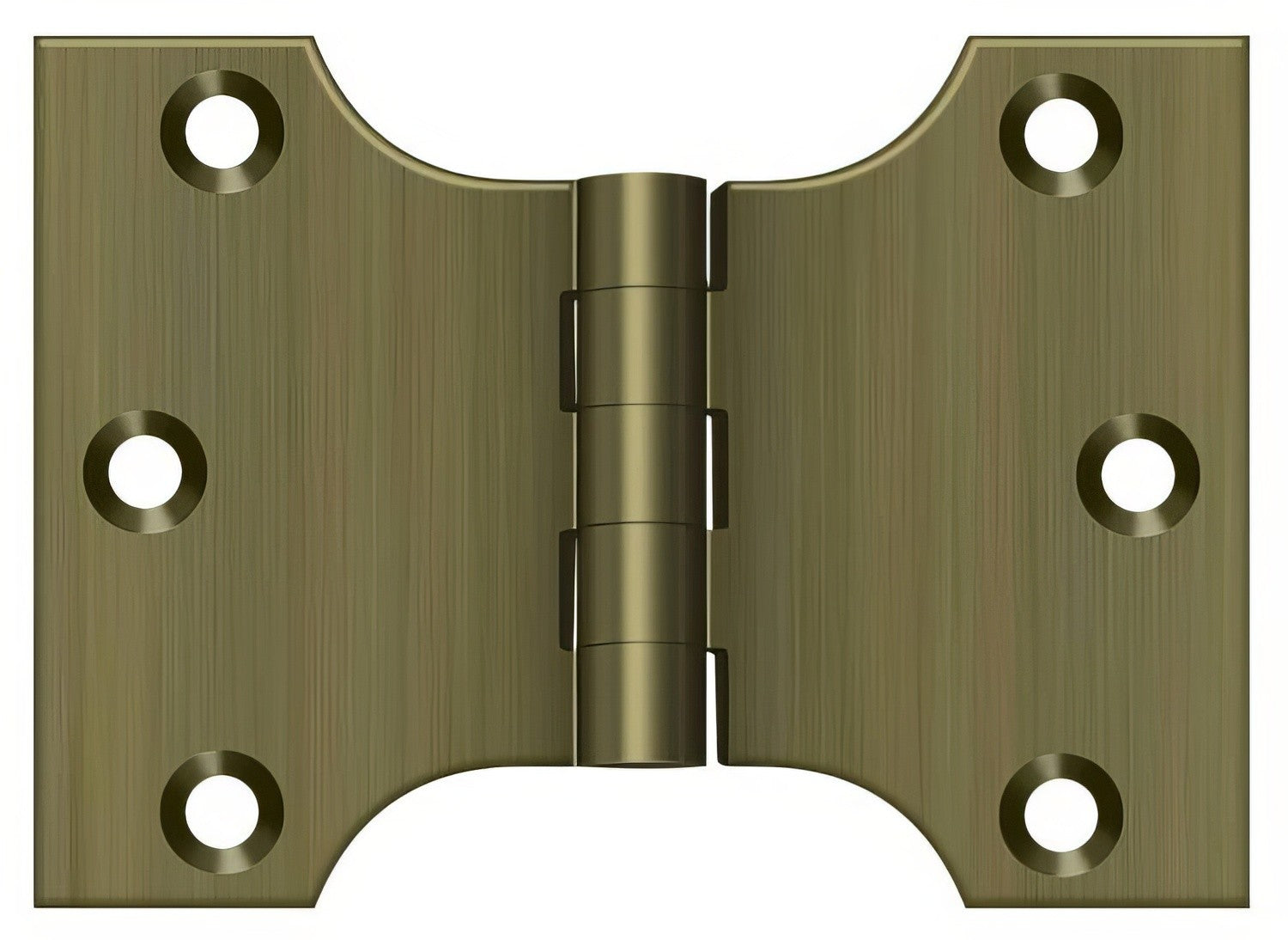 Deltana DSPA3040 3" x 4" NRP Square Corner Door Hinge