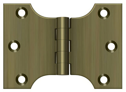 Deltana DSPA3040 3" x 4" NRP Square Corner Door Hinge