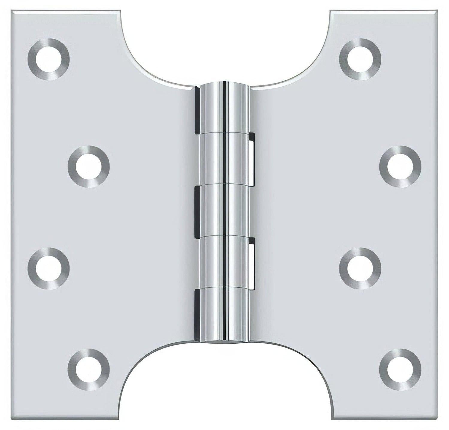 Deltana DSPA4040 4" x 4" NRP Square Corner Door Hinge.