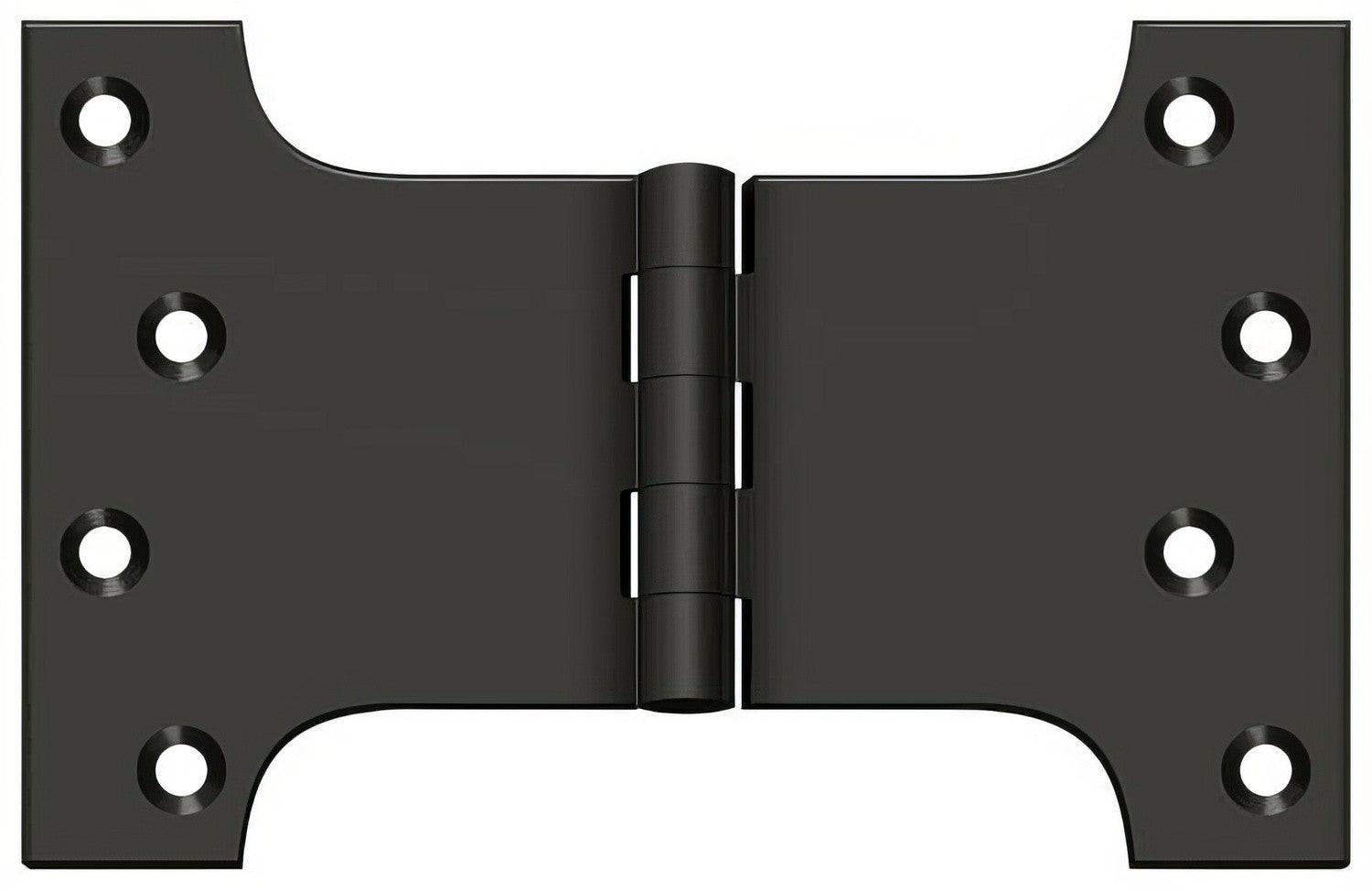 Deltana DSPA4060 4" x 6" NRP Square Corner Door Hinge.