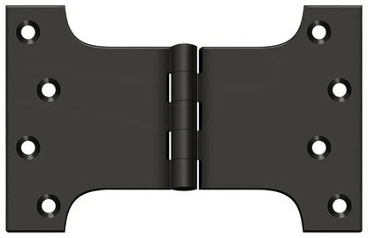 Deltana DSPA4060 4" x 6" NRP Square Corner Door Hinge.