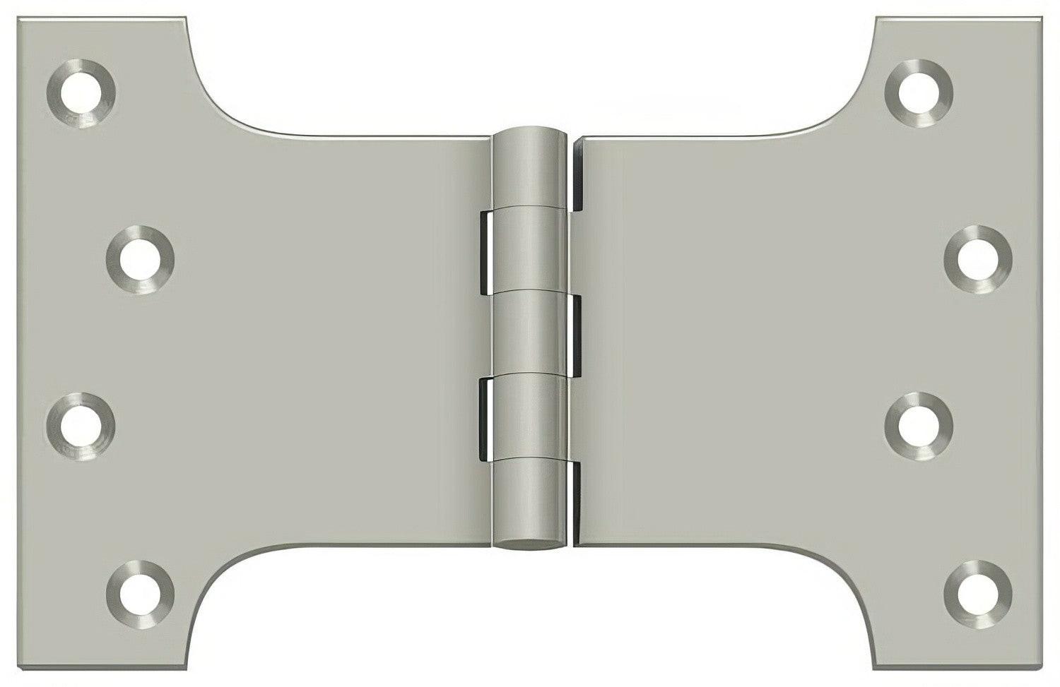 Deltana DSPA4060 4" x 6" NRP Square Corner Door Hinge.