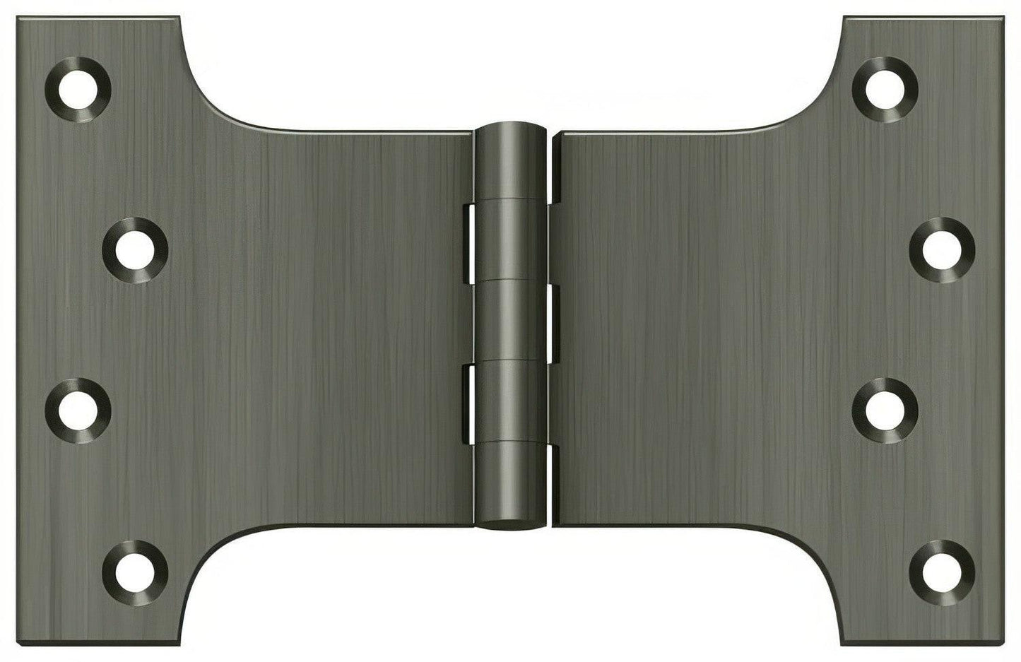 Deltana DSPA4060 4" x 6" NRP Square Corner Door Hinge.