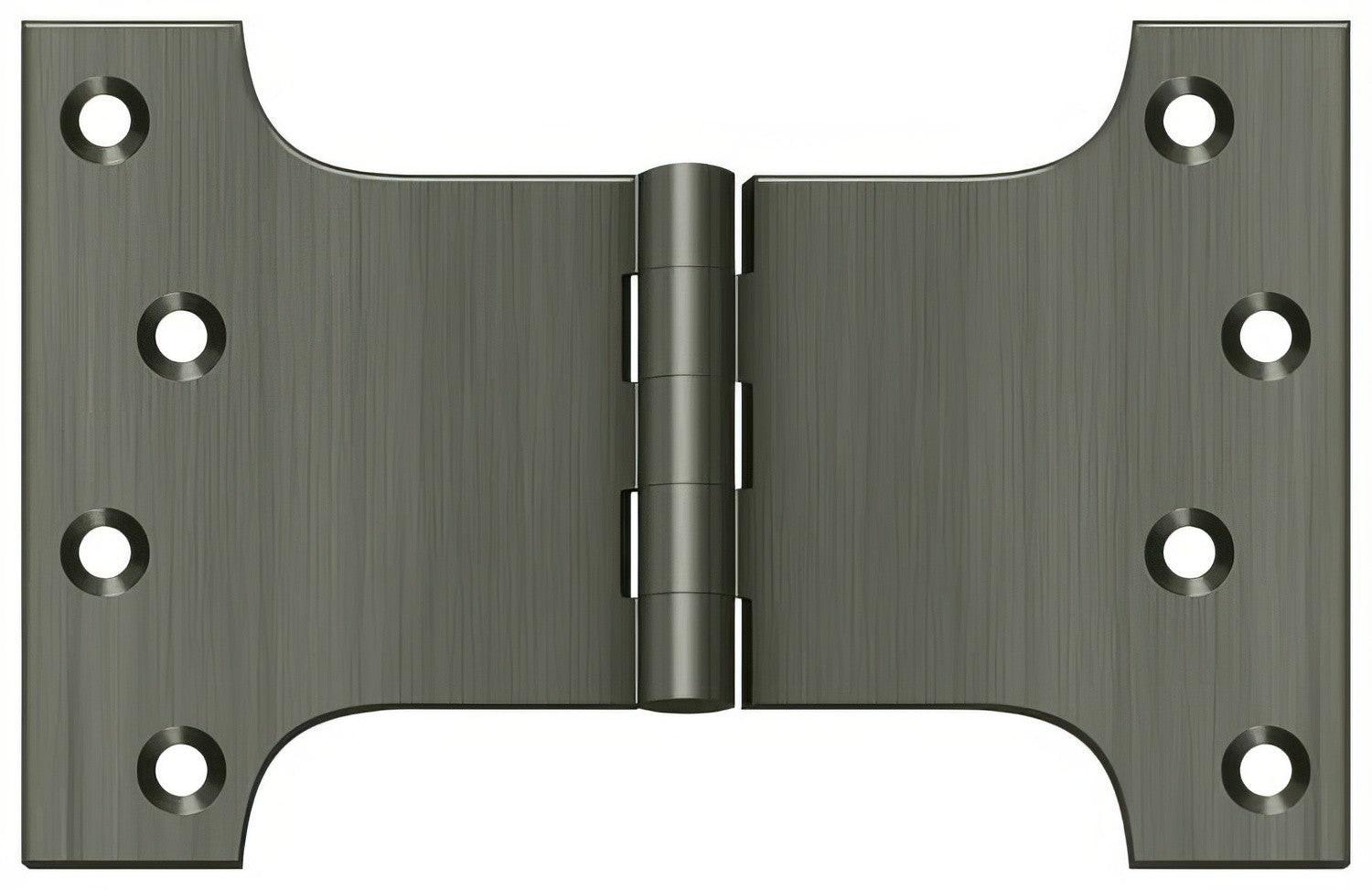 Deltana DSPA4060 4" x 6" NRP Square Corner Door Hinge.