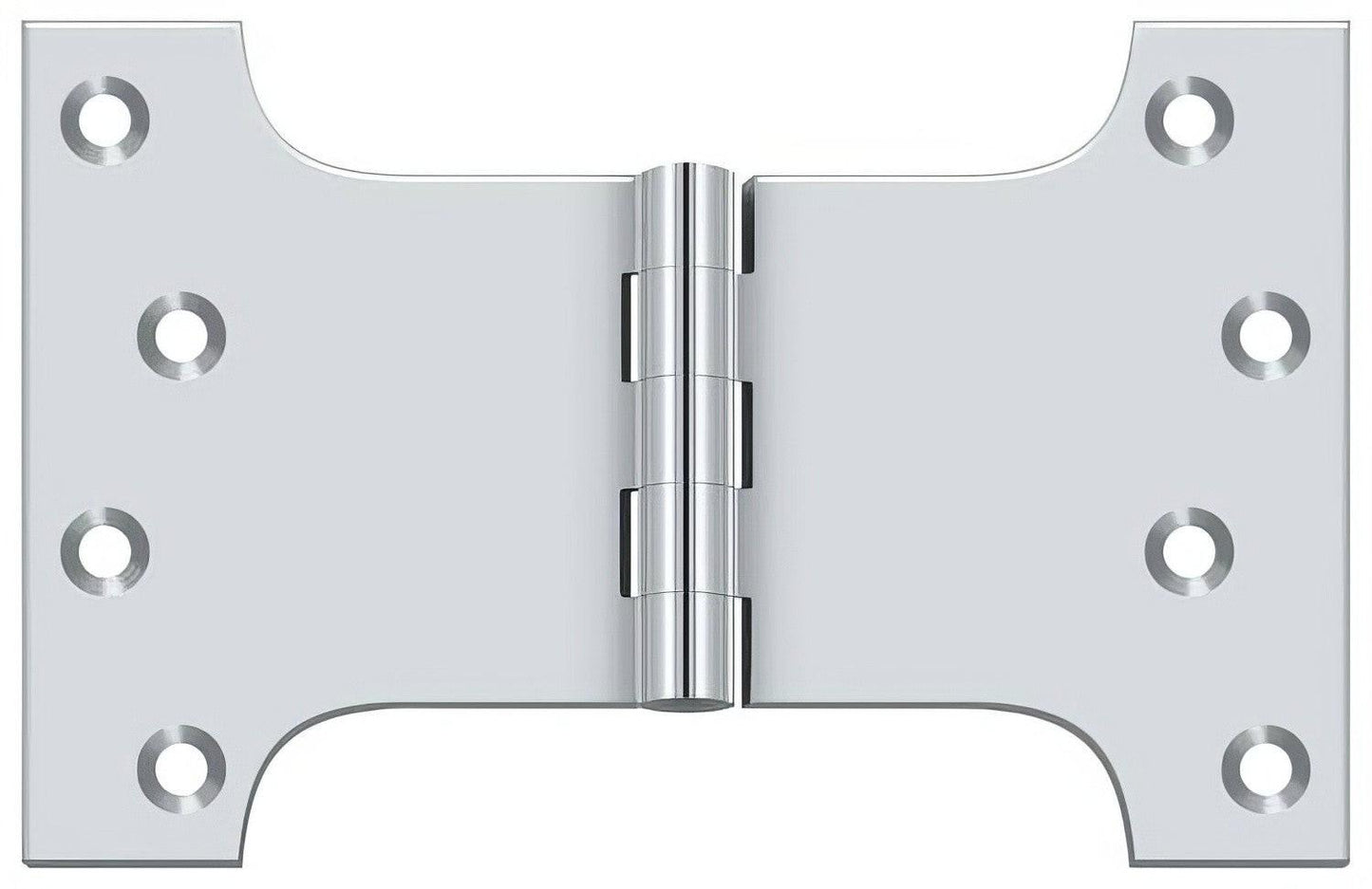 Deltana DSPA4060 4" x 6" NRP Square Corner Door Hinge.