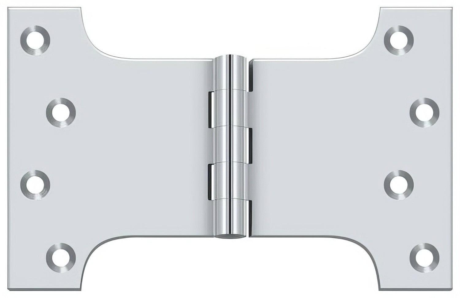 Deltana DSPA4060 4" x 6" NRP Square Corner Door Hinge.