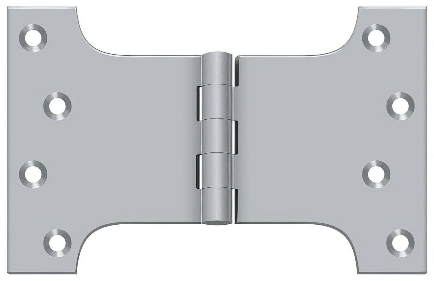 Deltana DSPA4060 4" x 6" NRP Square Corner Door Hinge.
