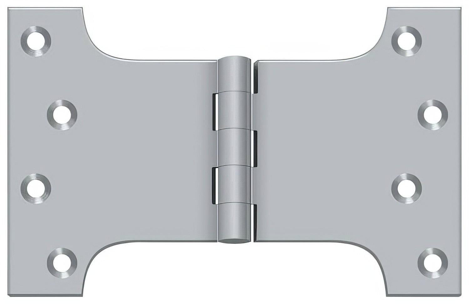 Deltana DSPA4060 4" x 6" NRP Square Corner Door Hinge.