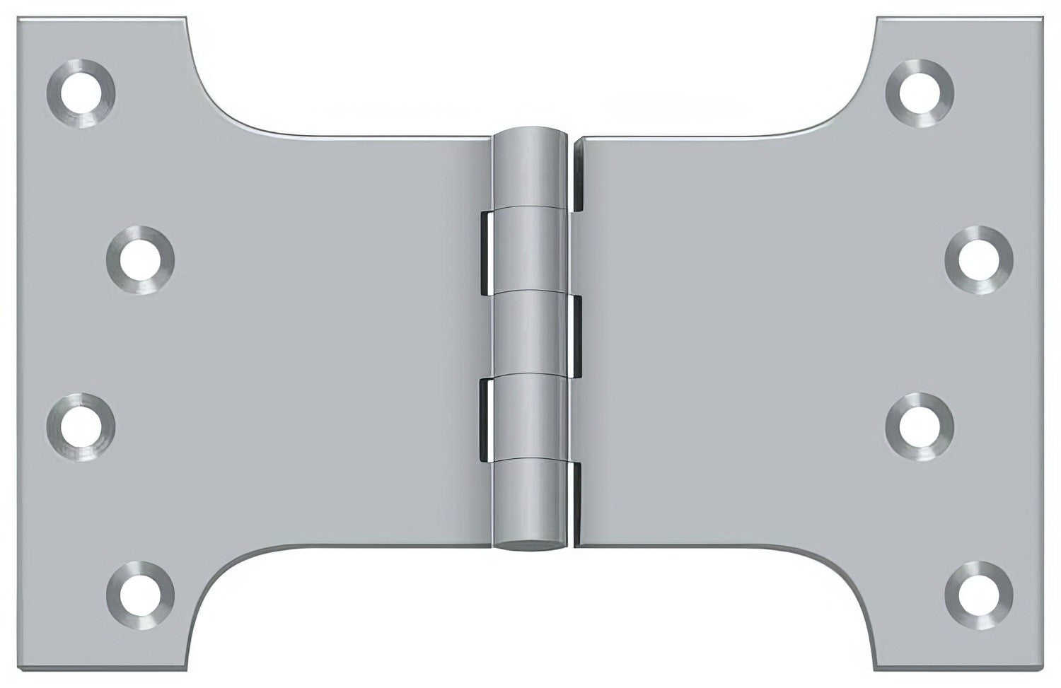 Deltana DSPA4060 4" x 6" NRP Square Corner Door Hinge