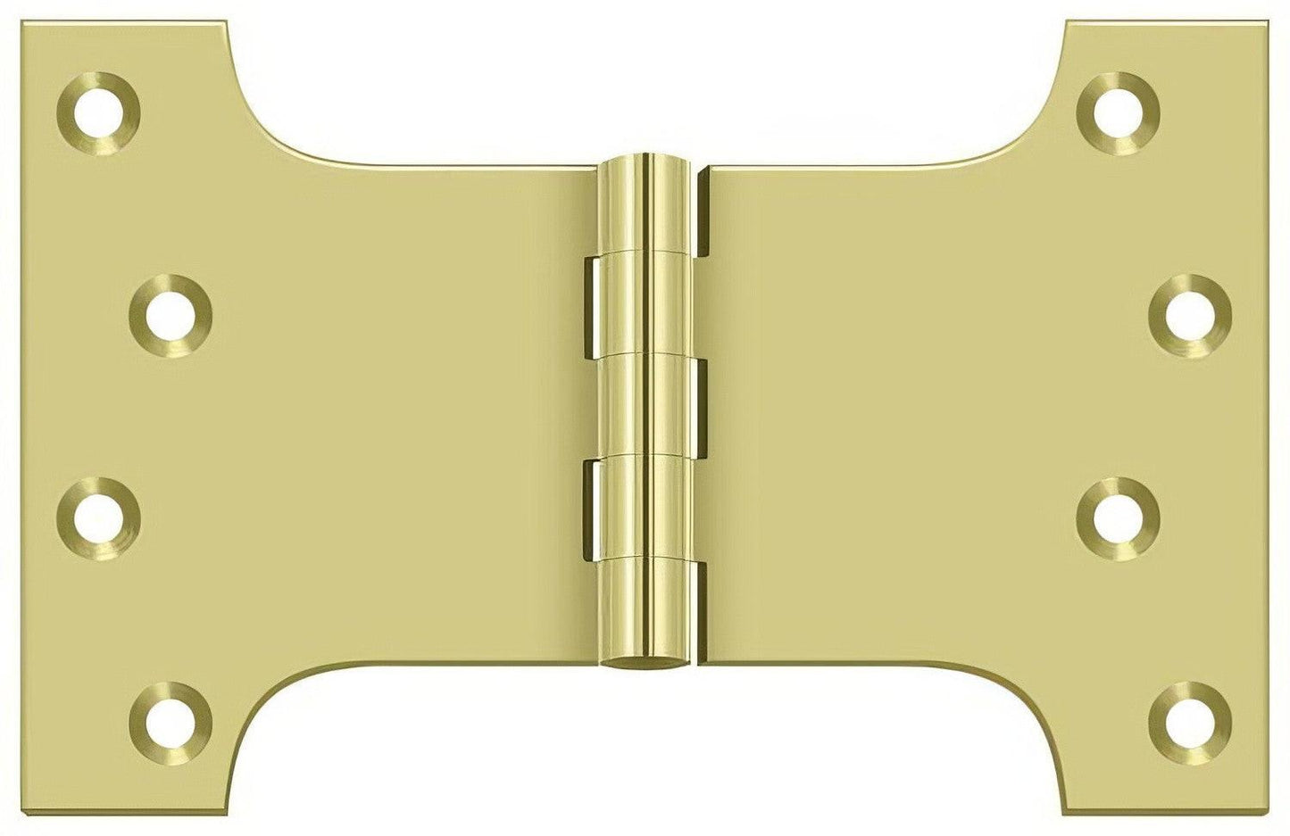 Deltana DSPA4060 4" x 6" NRP Square Corner Door Hinge.