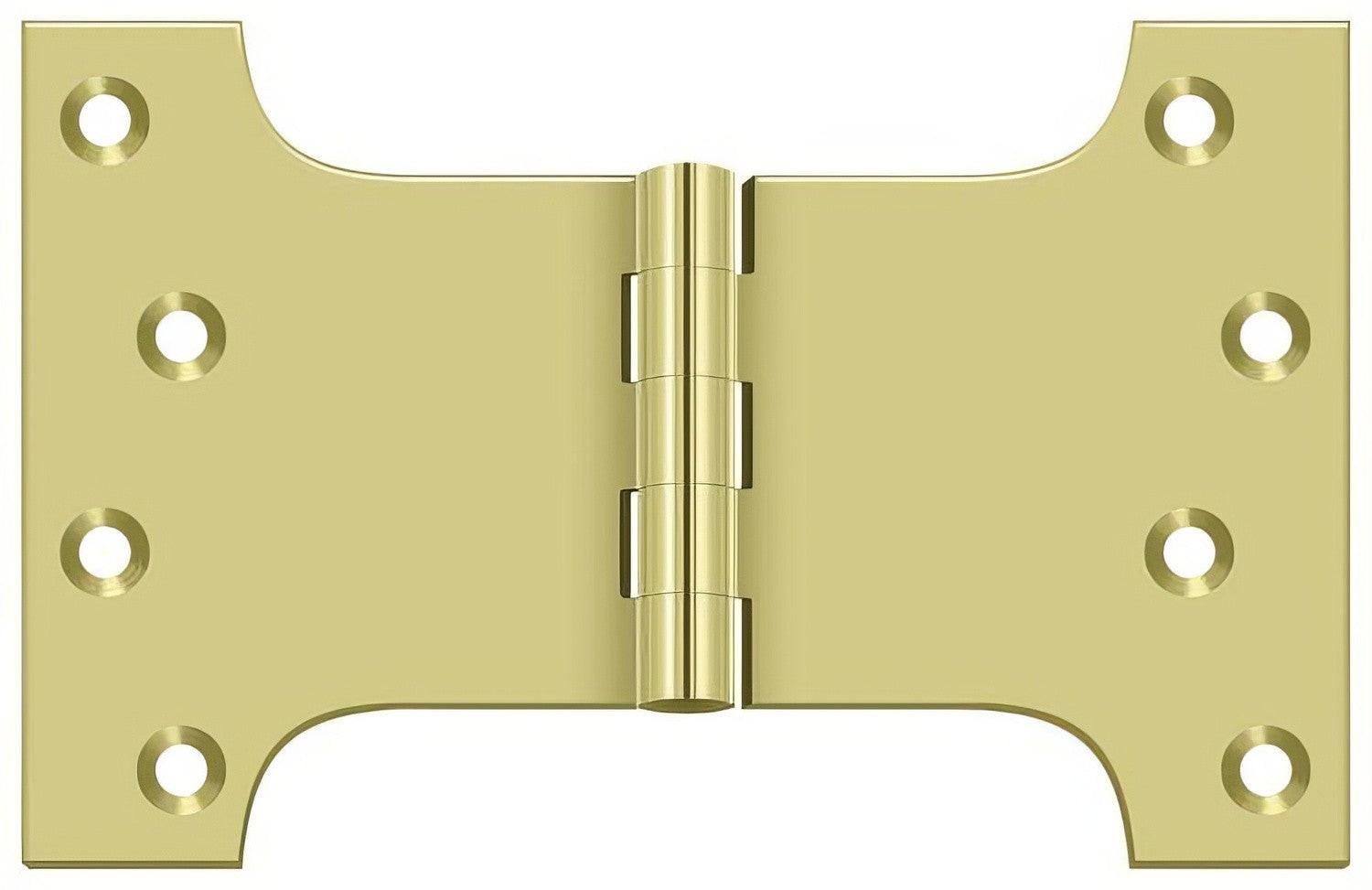 Deltana DSPA4060 4" x 6" NRP Square Corner Door Hinge.