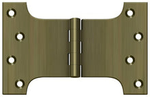 Deltana DSPA4060 4" x 6" NRP Square Corner Door Hinge
