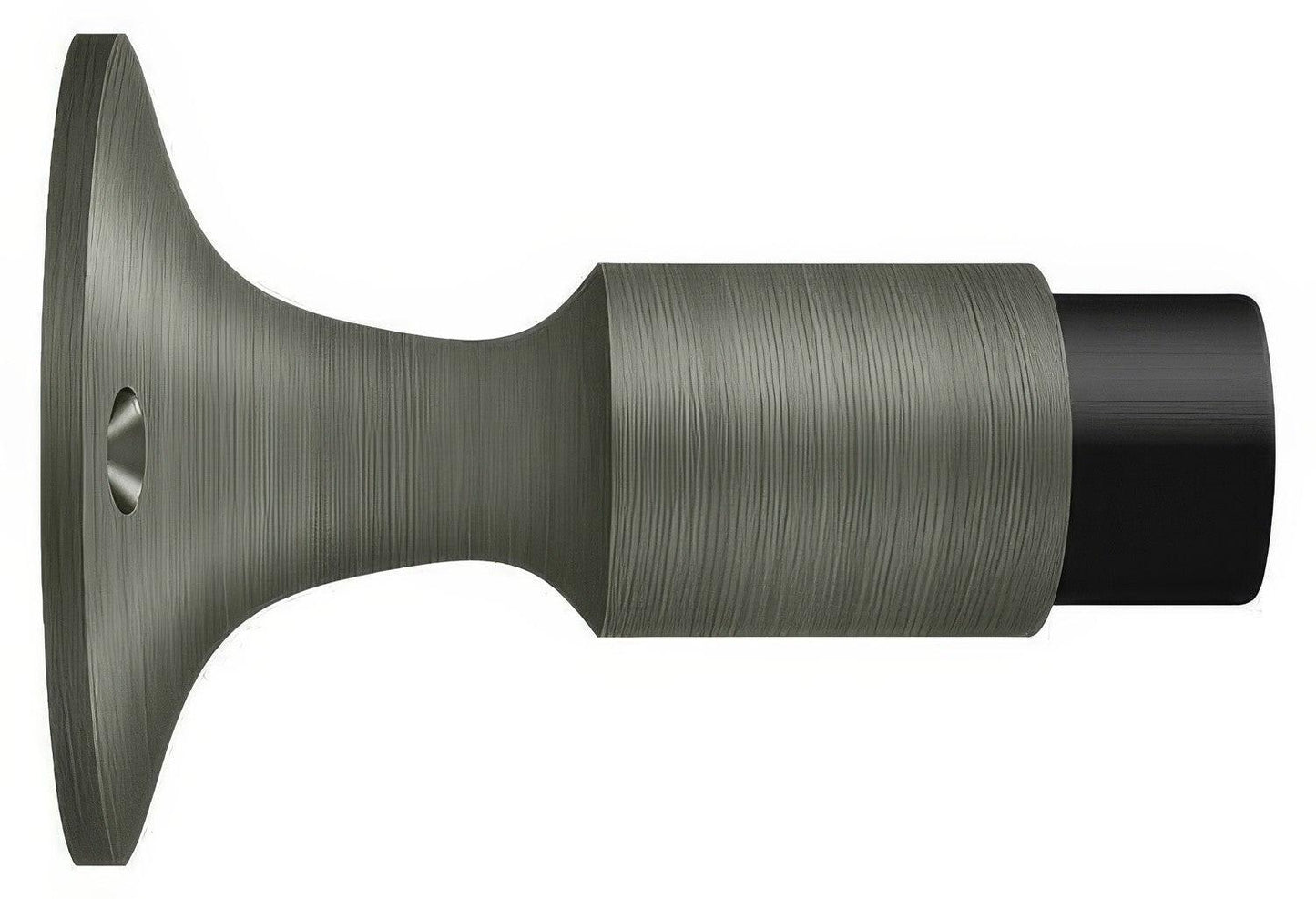 Deltana DSW325 3-1/4" x 2-1/4" Wall Mount Door Stop.
