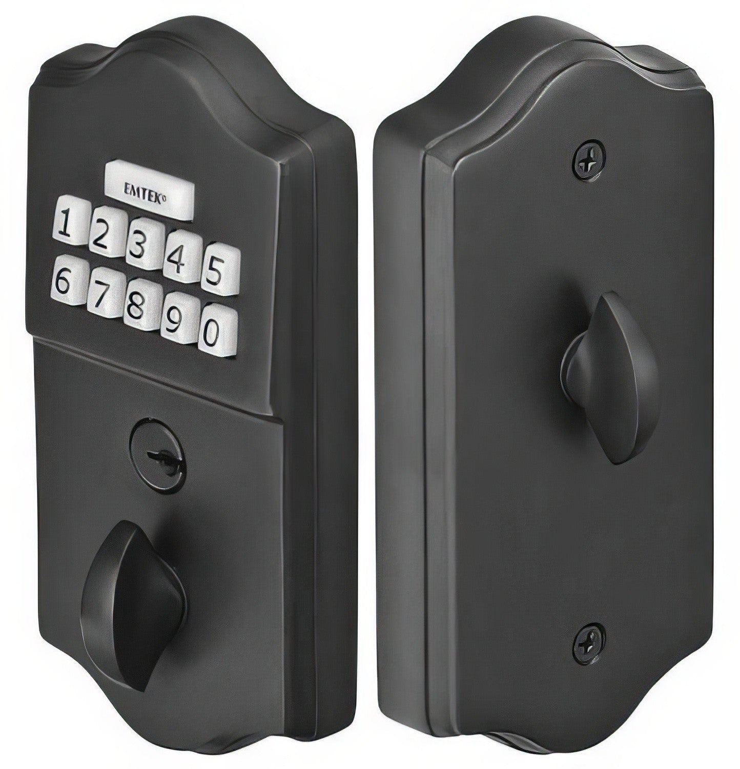 Emtek Single Cylinder Solid Brass Electronic Deadbolt