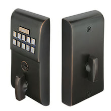 Emtek Brass Modern Single Cylinder Solid Brass Electronic Deadbolt