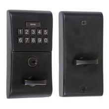 Emtek Brass Modern Single Cylinder Solid Brass Electronic Deadbolt