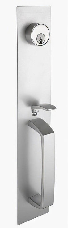 Copper Creek ED-ESCTHM Thumb Piece Escutcheon with Keyed Mortise Cylinder.