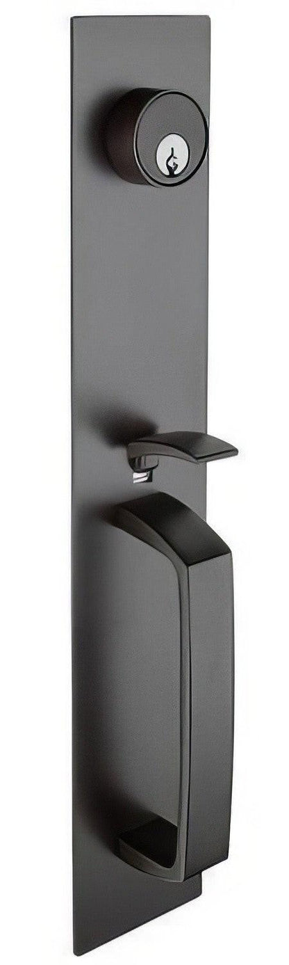 Copper Creek ED-ESCTHM Thumb Piece Escutcheon with Keyed Mortise Cylinder.