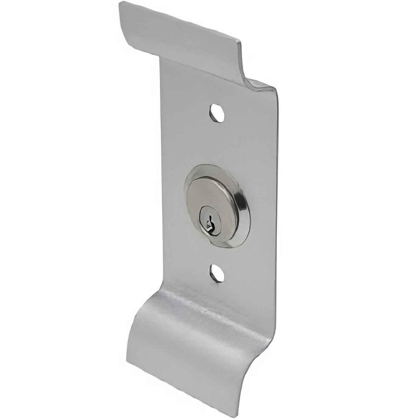 Copper Creek ED-PCYL Exterior Trim Pull Plate with Rim Cylinder.