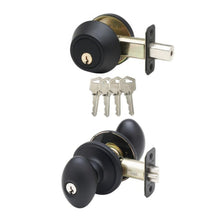 Copper Creek EKDB141Egg Single Cylinder Keyed Entry Knob Set Combo Pack with Deadbolt.