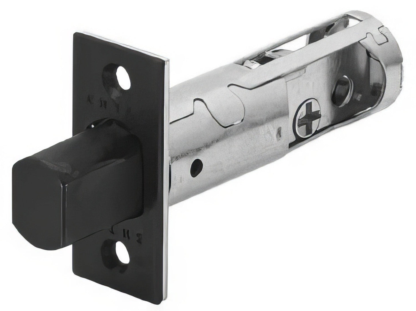 Emtek Deadbolt Latch with 2-3/8 Backset and Radius Corners for Products