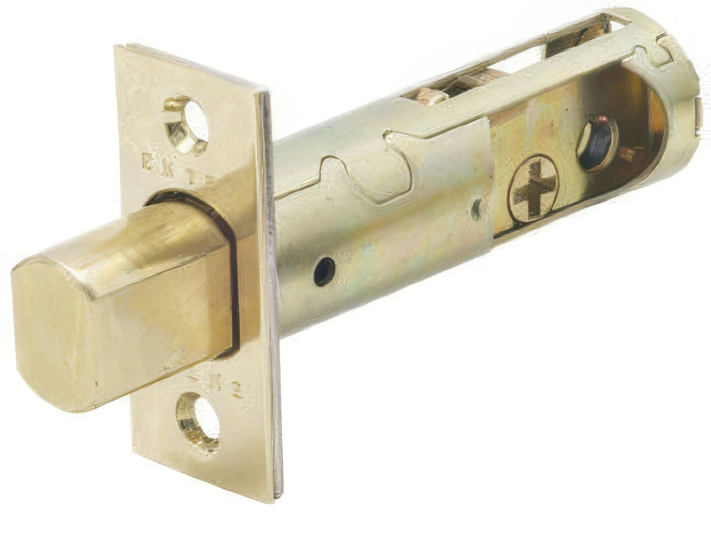 Emtek Deadbolt Latch with 2-3/8 Backset and Radius Corners for Products