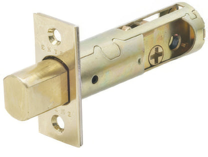 Emtek Deadbolt Latch with 2-3/8 Backset and Radius Corners for Products