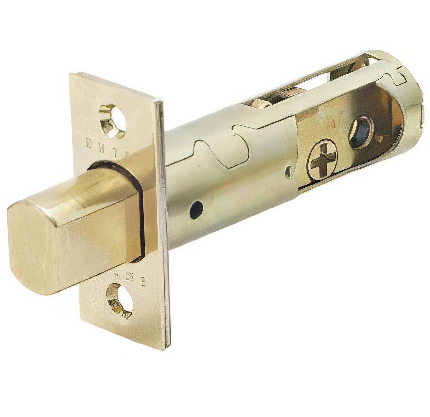 Emtek Deadbolt Latch with 2-3/8 Backset and Radius Corners for Products