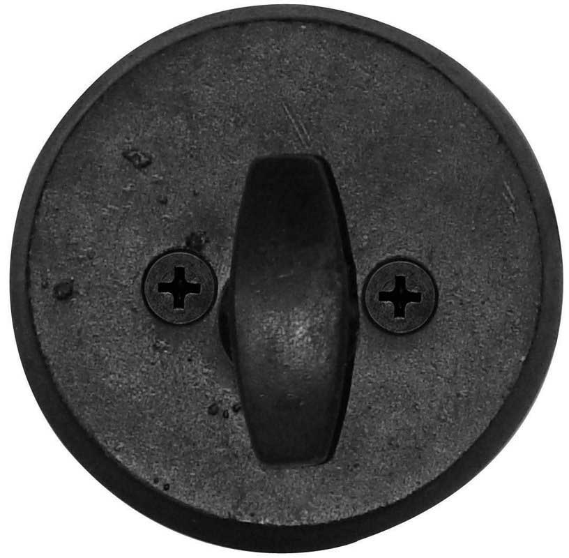 Emtek Regular Style Sandcast Bronze One-Sided Deadbolt