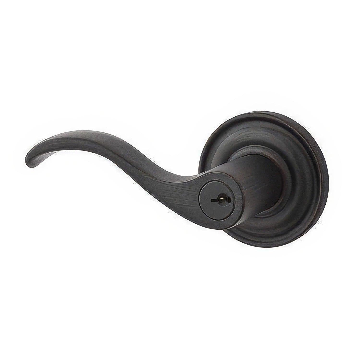 Baldwin ENCURTRR Curve Keyed Entry Single Cylinder Door Lever