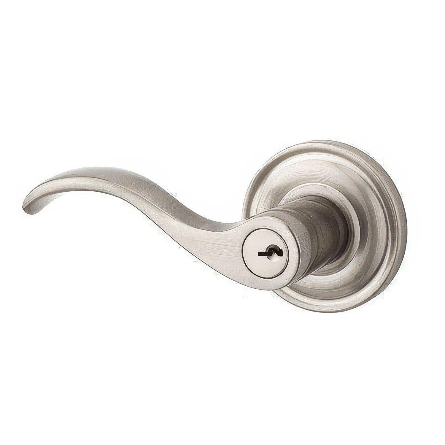 Baldwin ENCURTRR Curve Keyed Entry Single Cylinder Door Lever