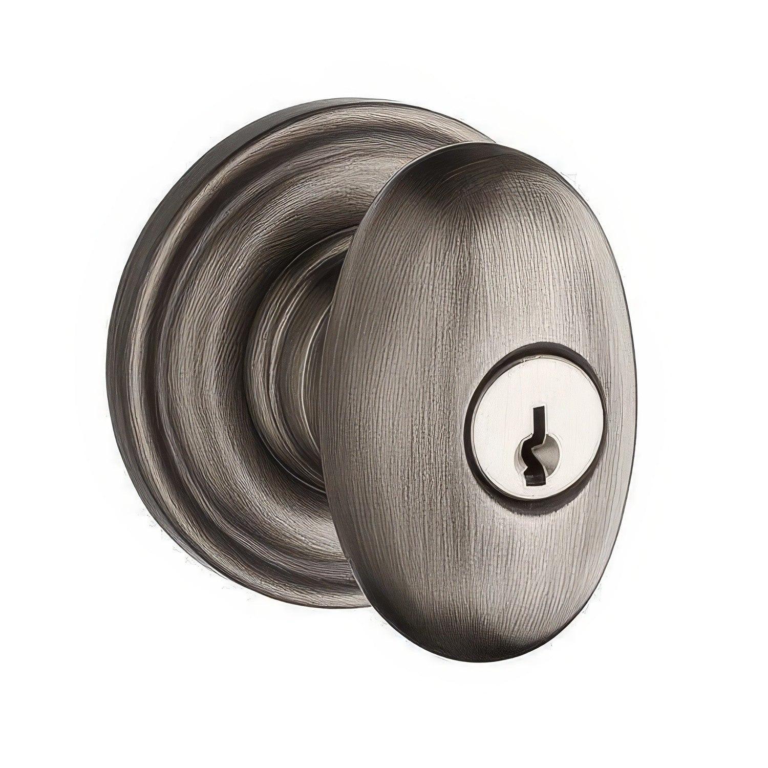 Baldwin EN.ELL.TRR Ellipse Keyed Entry Single Cylinder Knobset.