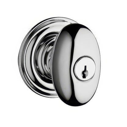 Baldwin EN.ELL.TRR Ellipse Keyed Entry Single Cylinder Knobset.