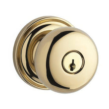 Baldwin EN.ROU.TRR Round Keyed Entry Single Cylinder Knobset.