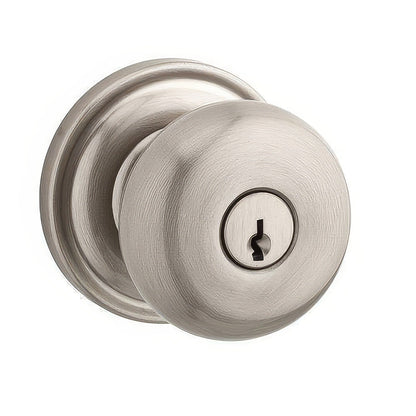 Baldwin EN.ROU.TRR Round Keyed Entry Single Cylinder Knobset