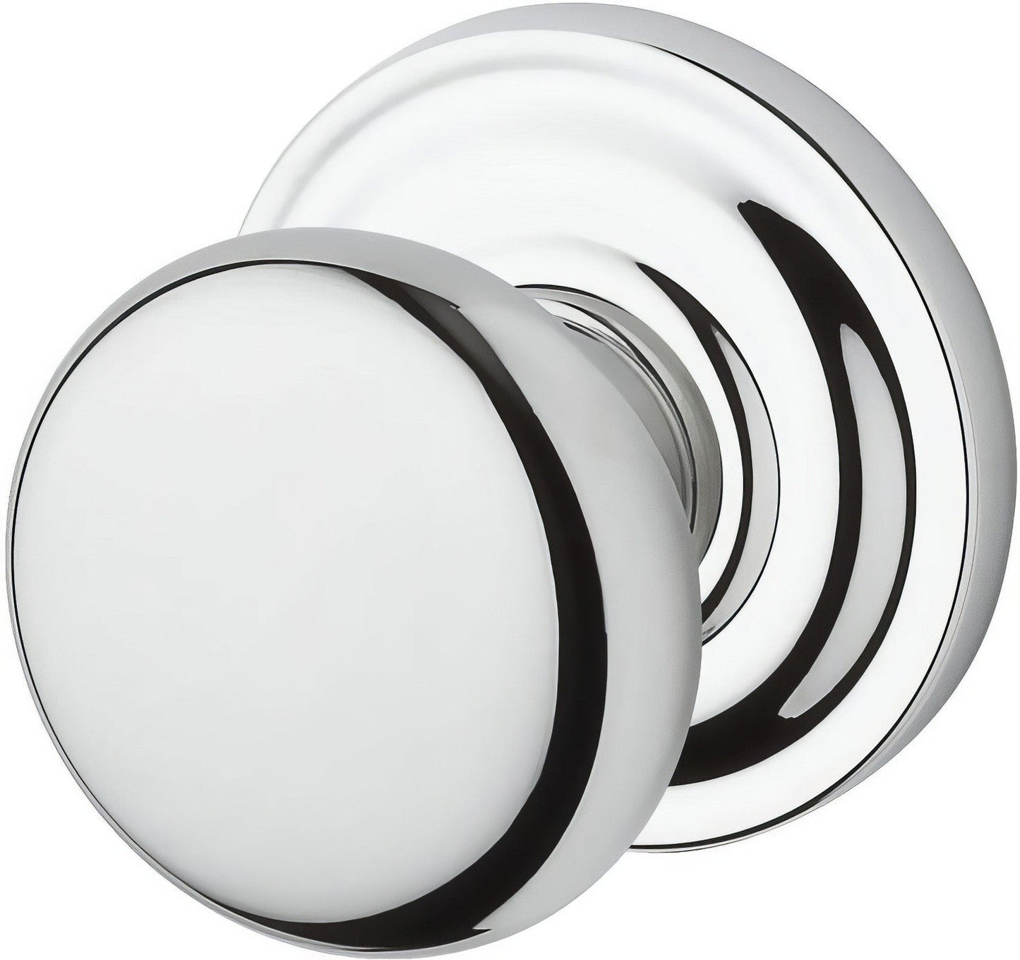 Baldwin EN.ROU.TRR Round Keyed Entry Single Cylinder Knobset