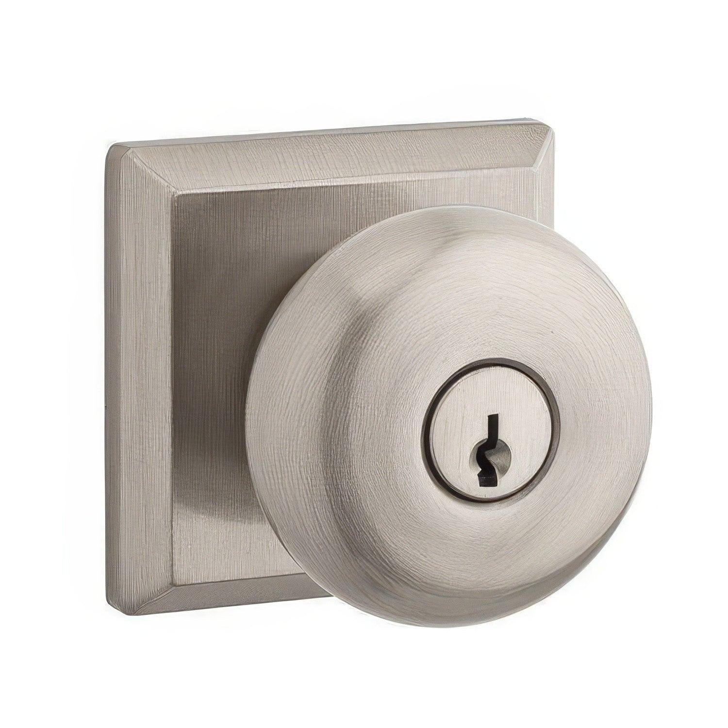 Baldwin EN.ROU.TSR Round Keyed Entry Single Cylinder Knobset.