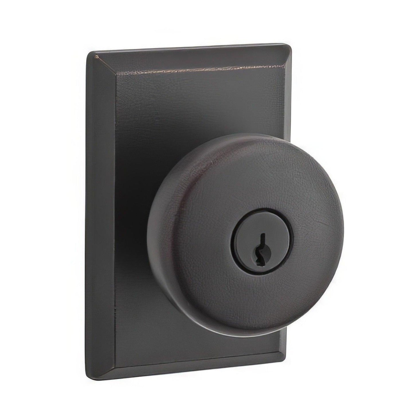 Baldwin EN.RUS.RSR Rustic Keyed Entry Single Cylinder Knobset.
