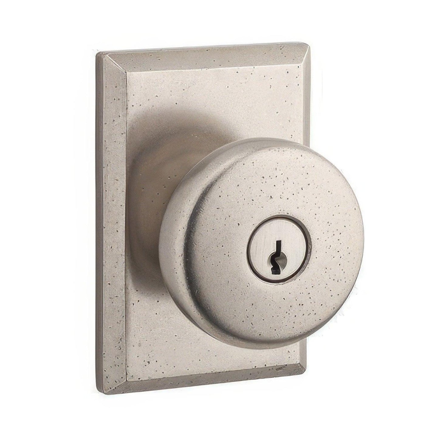 Baldwin EN.RUS.RSR Rustic Keyed Entry Single Cylinder Knobset.