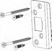 Better Home Products EXDEST Extended Deadbolt Strikeplate, with 3" screws