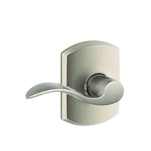 Schlage F10ACC-GRW Accent with Greenwich Rose Passage Door Lever.